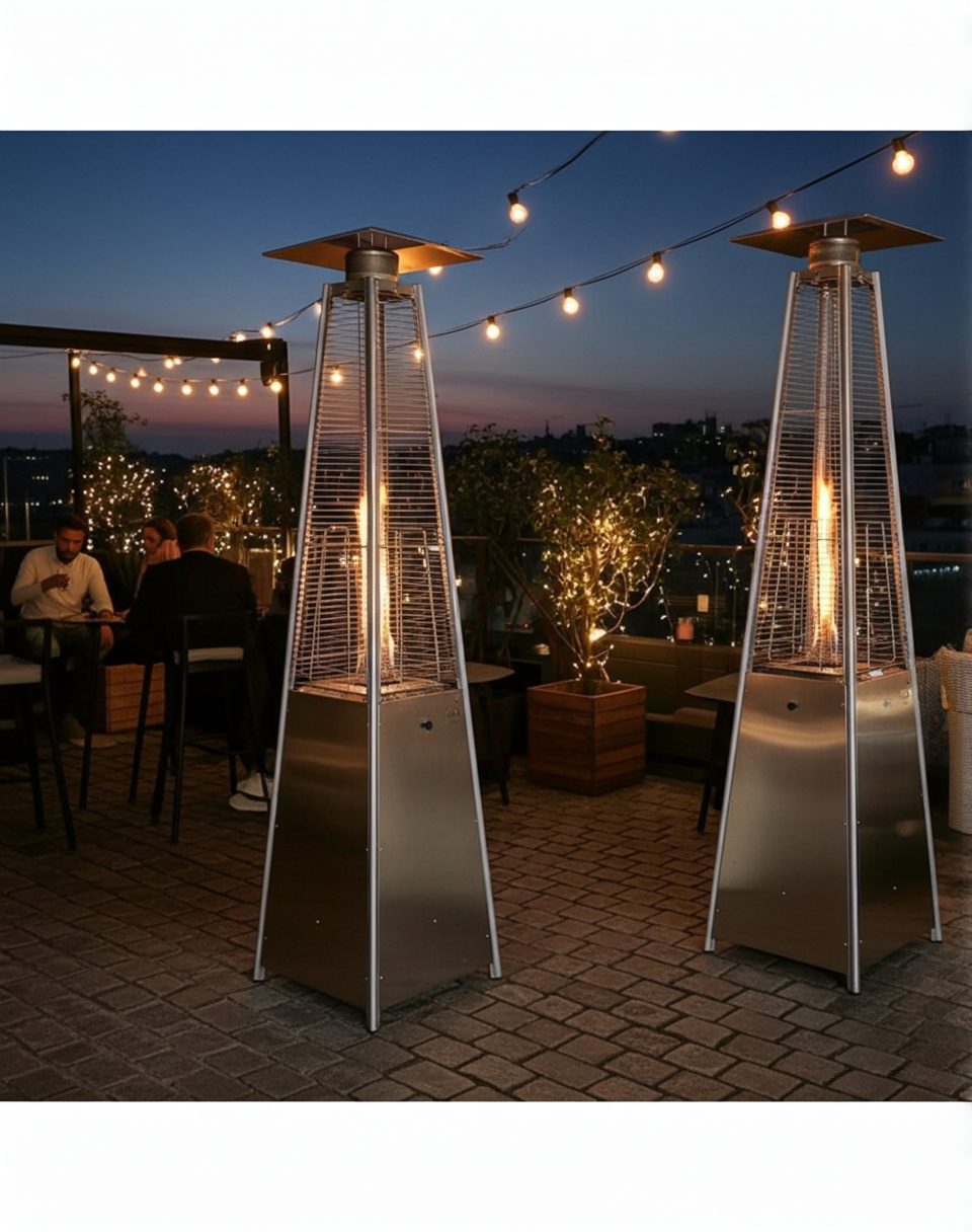 Tantex Heat - Dış Mekan Piramit Isıtıcı (Model 13)